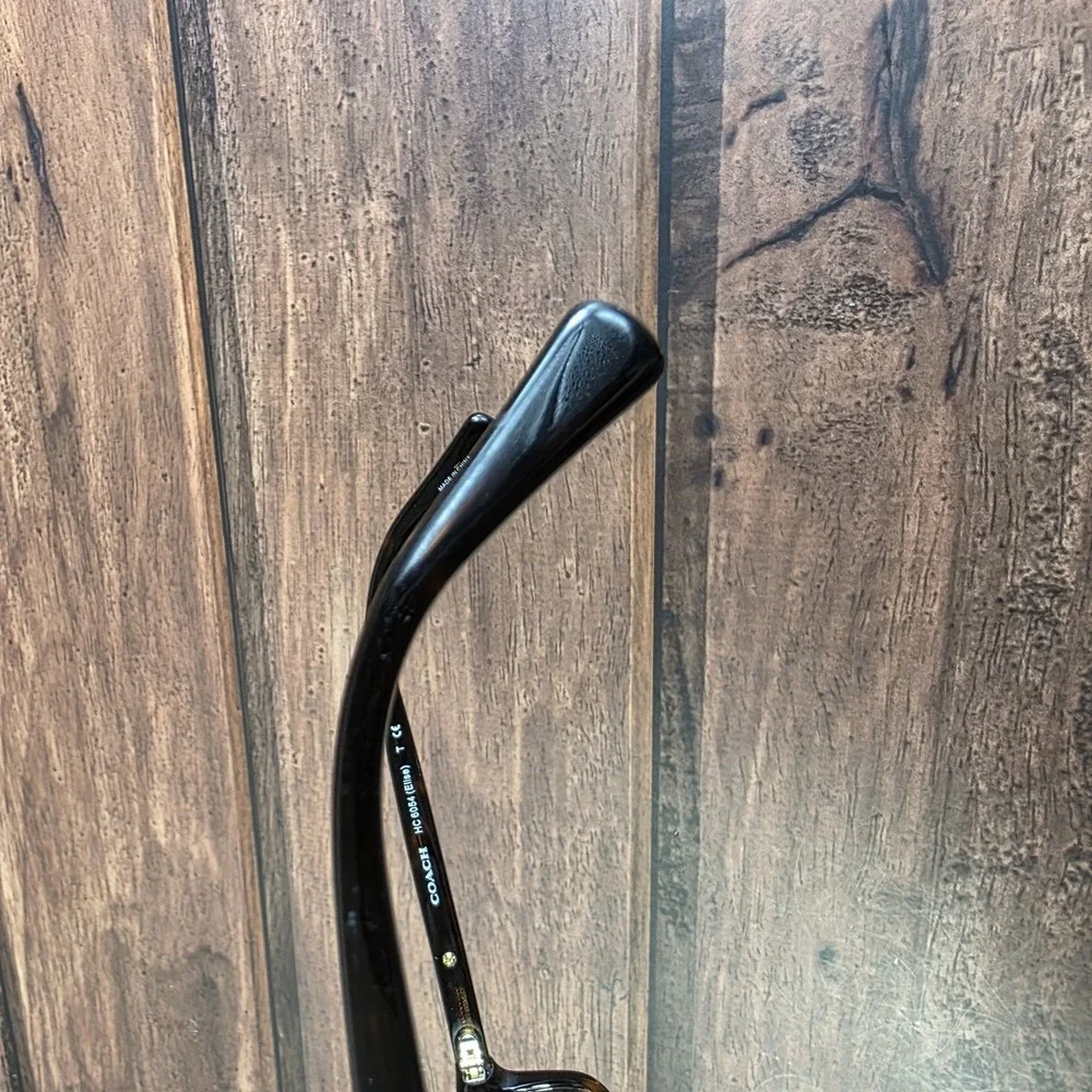 Coach Elise HC 6054 Dark Tortoise‎ Eyeglasses 5001 Gold Logo Frames 50-16-135